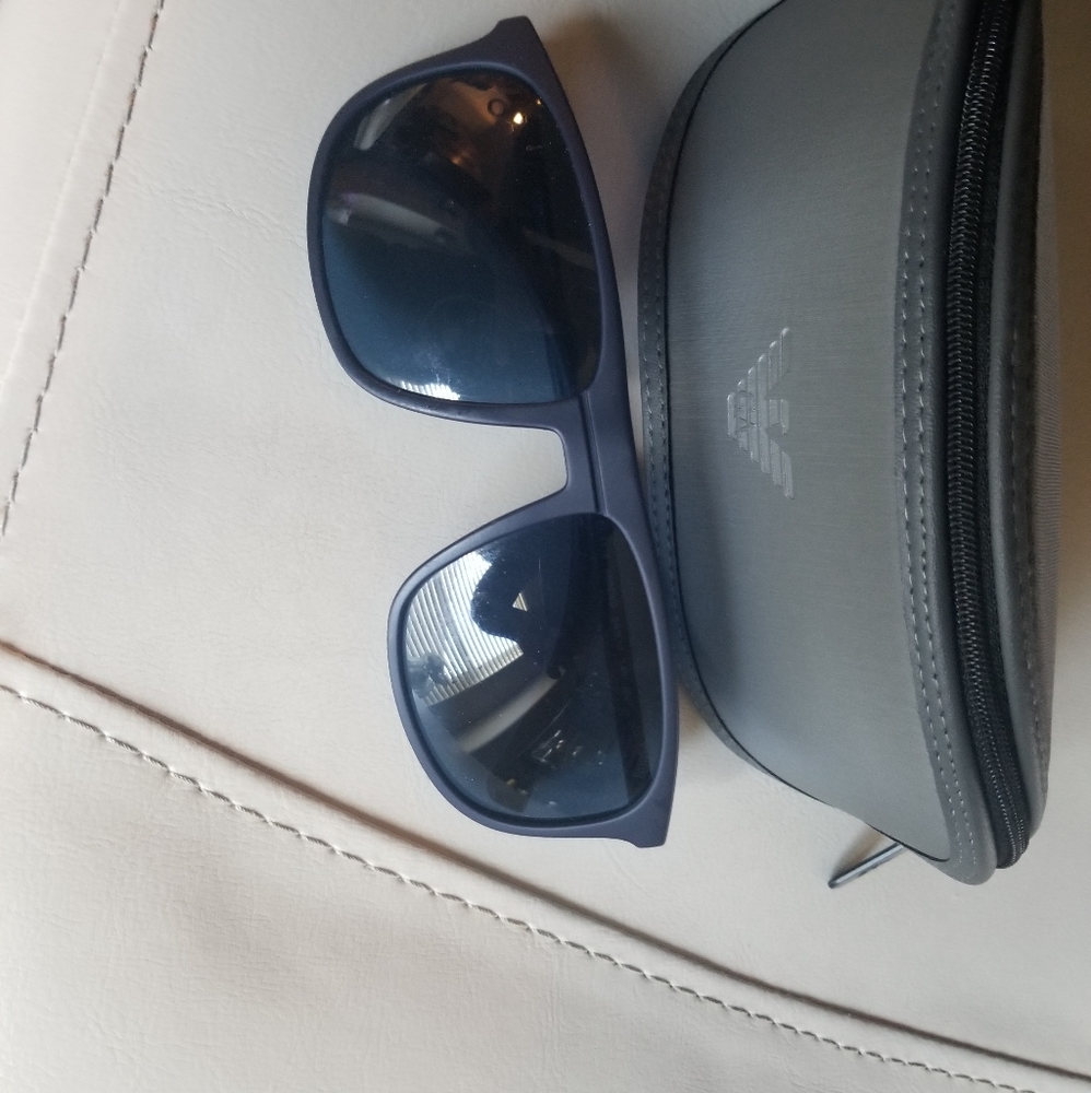 Mens blue Emporio Armani sunglasses